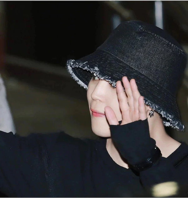 Qoo10] bts ジミン 着用 デニム バケットハ