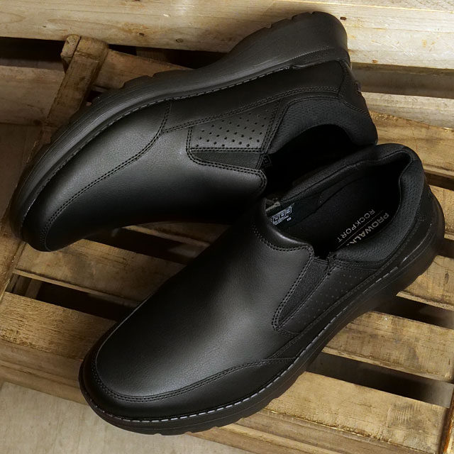 PW6000 スリッポン [CJ1211 ] PW 6000 SLIP ON メンズ ビジネスシューズ ウォーキングシューズ 軽量 革靴 BLACK-LEA
