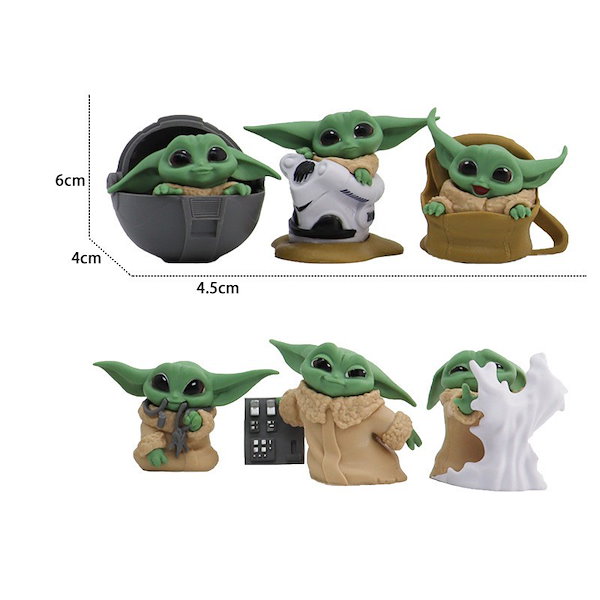Qoo10] スターウォーズベビーヨーダ 6 マンダロ