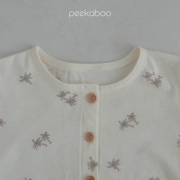 Qoo10] peekaboo Alo set キッズ ベビー パジャマ