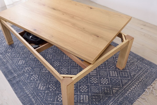 コタツテーブル 天然木化粧繊維板 オーク 天然木 ポプラ ウレタン塗装 石英管温風ヒーター600W LH-U60FC 手元コントローラー KTJ-135 コタツテーブル 天然木化粧繊維板 オーク 天然木 ポプラ ウレタン塗装 石英管温風ヒーター600W LH-U60FC 手元コントローラー KTJ-135