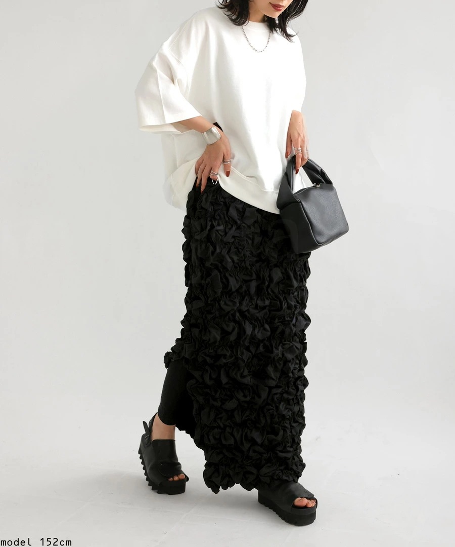 シャーリングスカート スカート レディース ロング ・メール便不可【248B】 シャーリングスカート スカート レディース ロング ・メール便不可【248B】