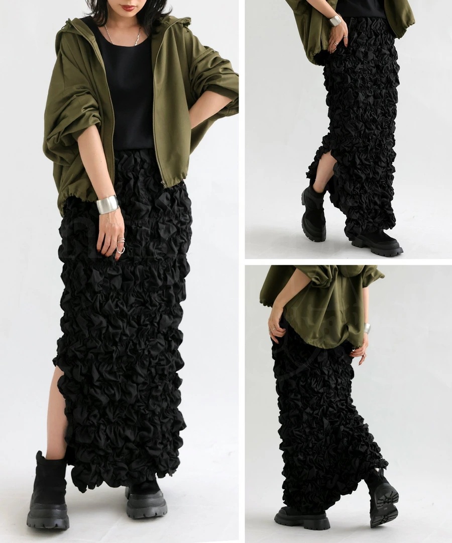 シャーリングスカート スカート レディース ロング ・メール便不可【248B】 シャーリングスカート スカート レディース ロング ・メール便不可【248B】