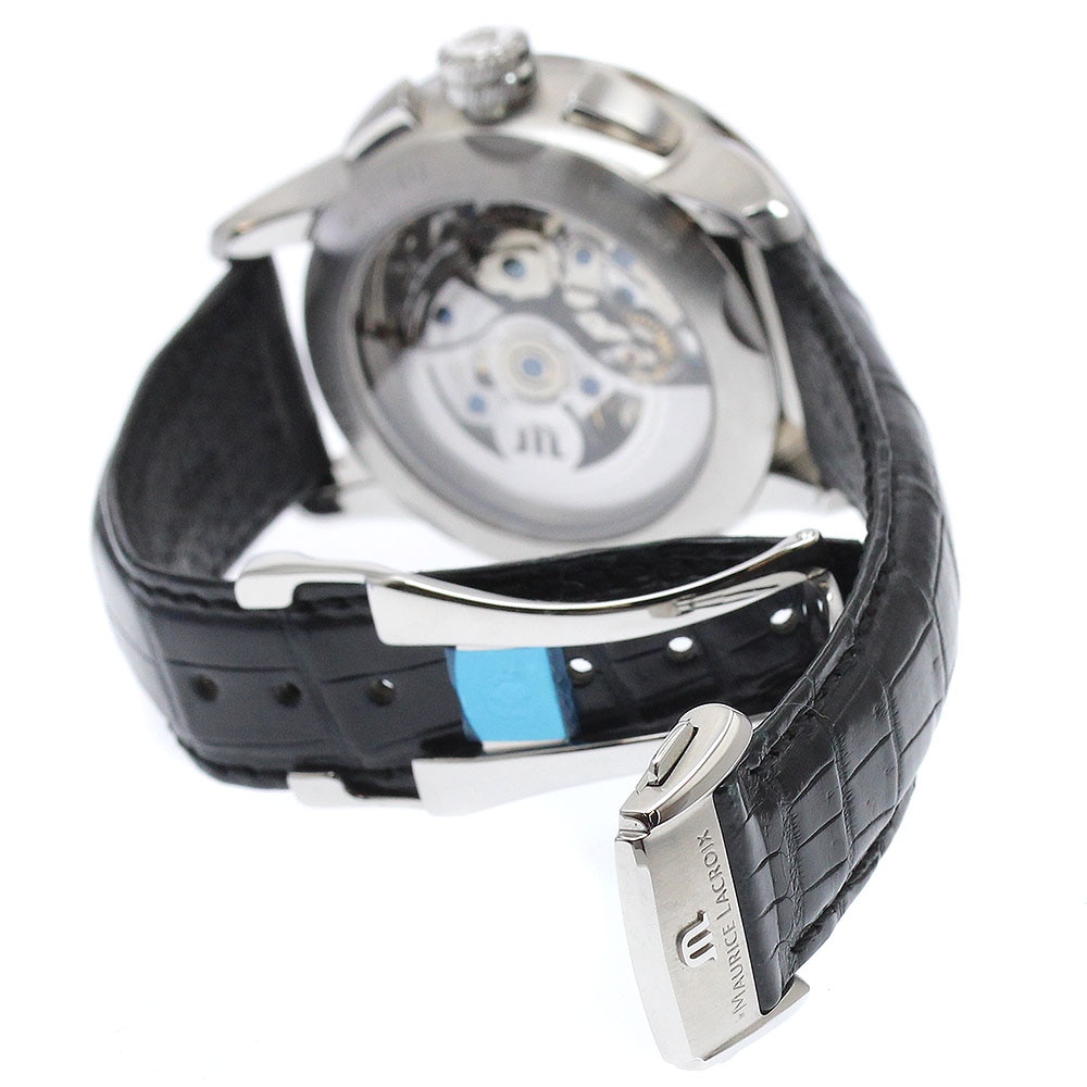 モーリスラクロア MAURICE LACROIX MP6348 マスターピース マスタークロノ デイデイト 自動巻き メンズ 美品 _883793【中古】