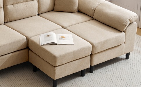 ソファ ソファーセット 5人掛け 2-5人掛け L字 クッション付き 肘付き コーナー ローソファー ローソファーセット