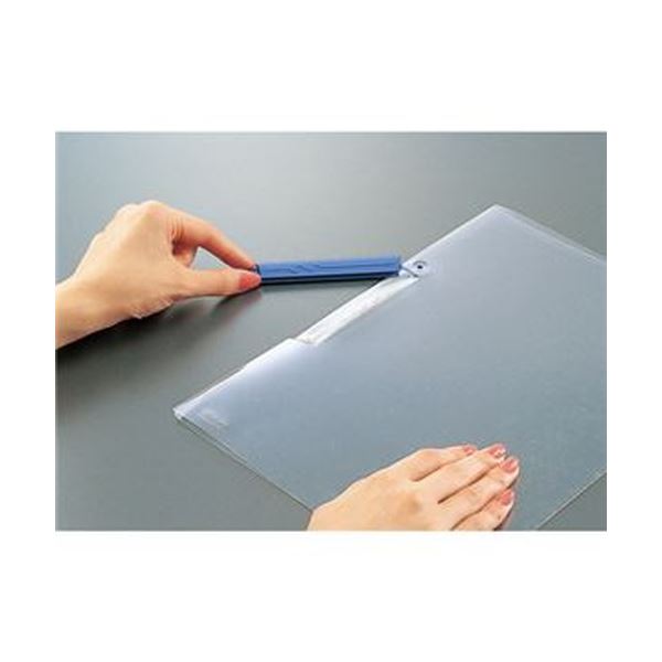 （まとめ）コクヨ イージークリップファイル再生PET A4タテ 20枚収容 緑 フ-TP790G 1セット（20冊：5冊×4パック）(×5セット)