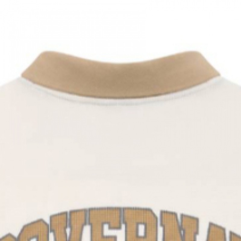 [COVERNAT]★ワッフル アーチ ネックカラー Tシャツ★ COVERNAT 24SS ワッフルアーチカラー Tシャツクリーム Tシャツ