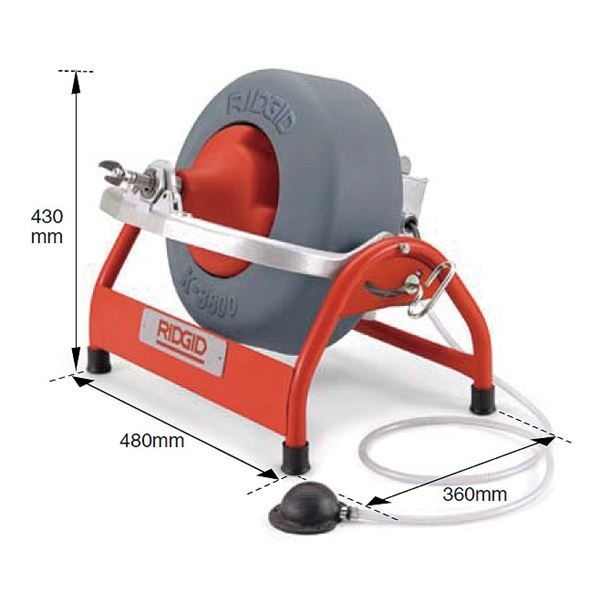 RIDGID（リジッド） 53112 K-3800 W／C-31ドレンクリーナ-115V
