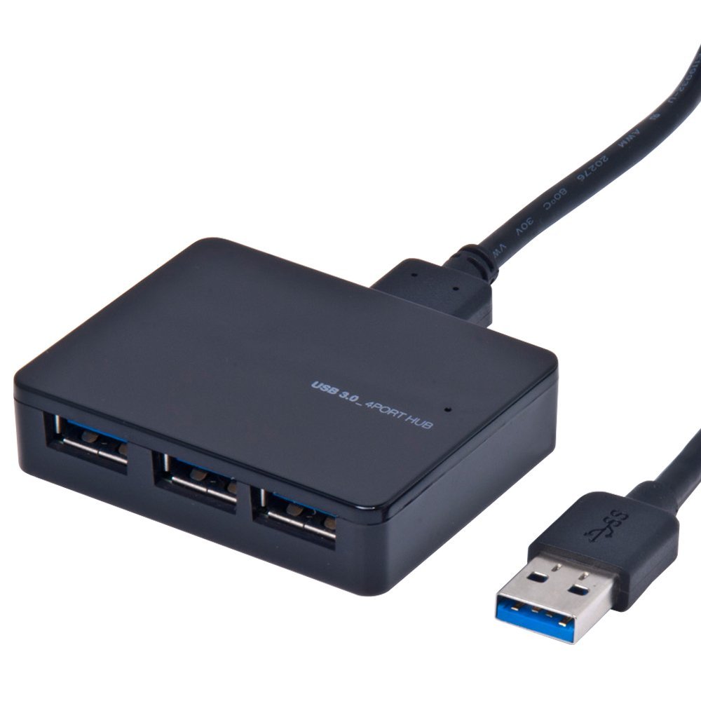 4ポートUSB3.0 ハブ ブラック UH-3024BK
