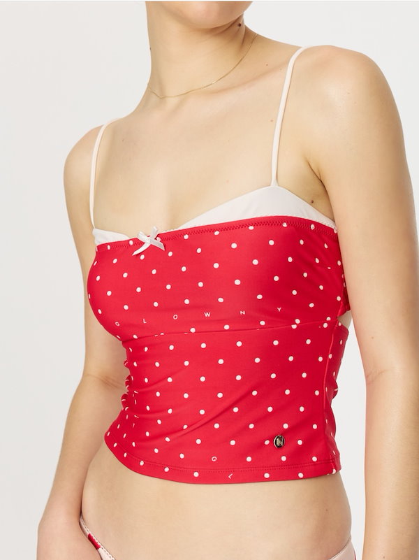 Qoo10] GLOWNY BLUSH CAMI TOP