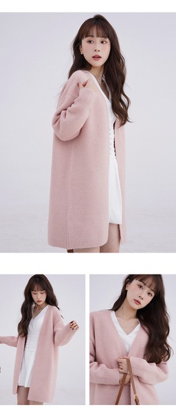 スリーピーラビット スリムフィット Vネック ハイウエスト 長袖ドレス