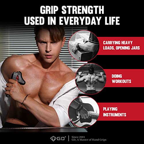 GD Grip Pro 70 ハンドグリップ (25~70kg) 握力トレーニング 負荷調整可能 握力トレーニング 器具