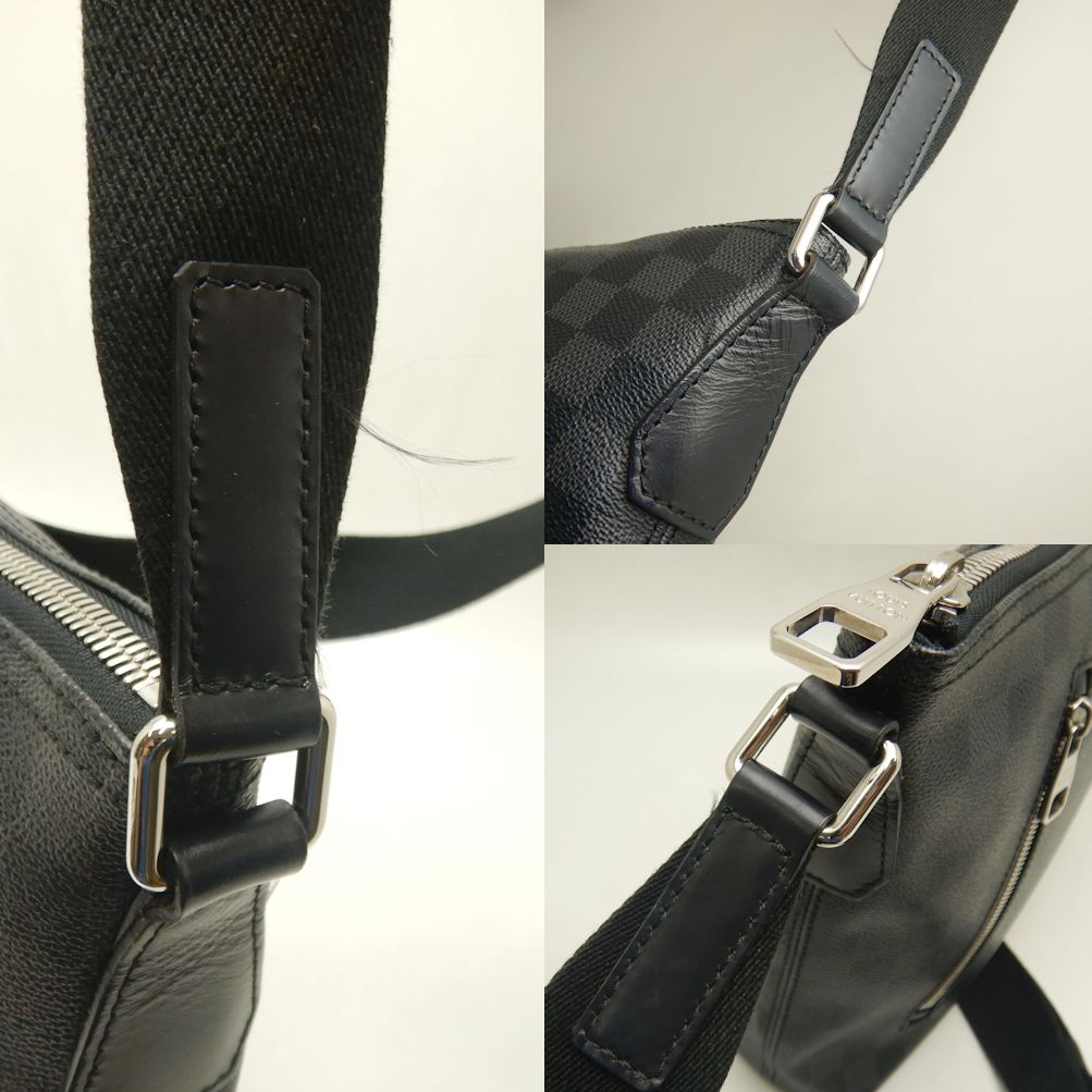 ダミエ グラフィット ミックPM N41211 ショルダーバッグ ノワール/252923【中古】 ダミエ グラフィット ミックPM N41211 ショルダーバッグ ノワール/252923【中古】