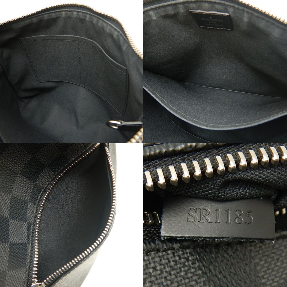 ダミエ グラフィット ミックPM N41211 ショルダーバッグ ノワール/252923【中古】 ダミエ グラフィット ミックPM N41211 ショルダーバッグ ノワール/252923【中古】