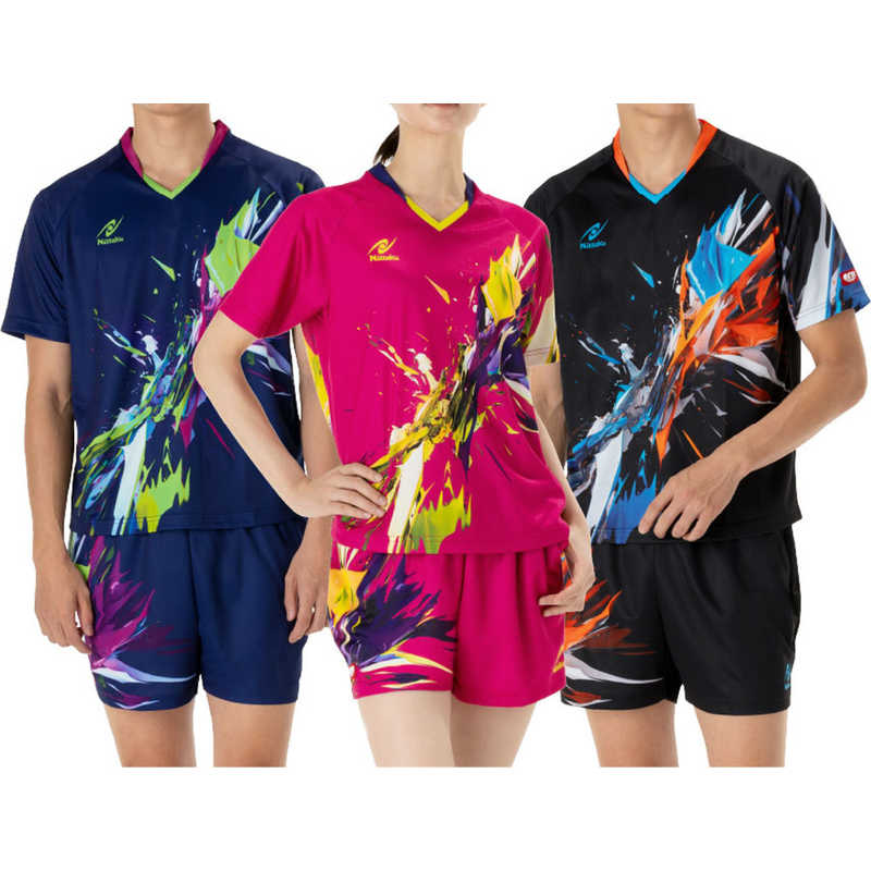 ニッタク 卓球用品 男女兼用 ブライトバーストシャツ S ブラック NW-2218 ニッタク 卓球用品 男女兼用 ブライトバーストシャツ S ブラック NW-2218