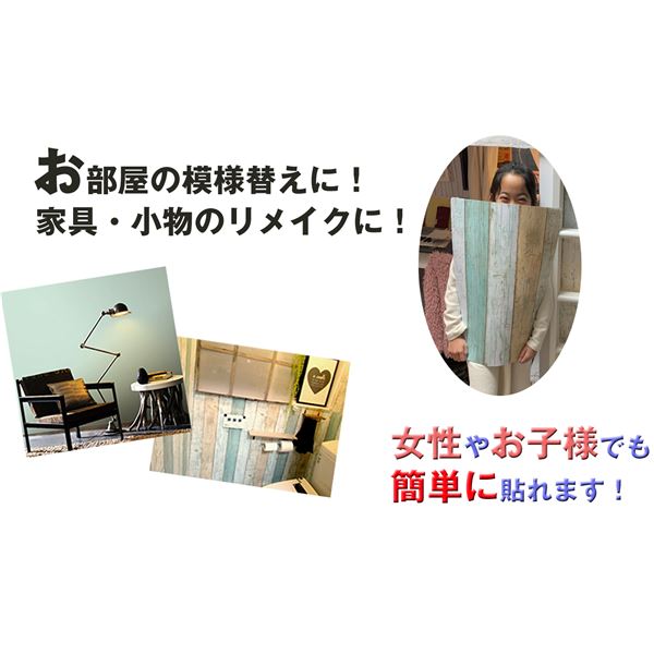 [ウォジック]10m巻 リメイクシート 壁紙シール プレミアムウォールデコシート C-WA606 北