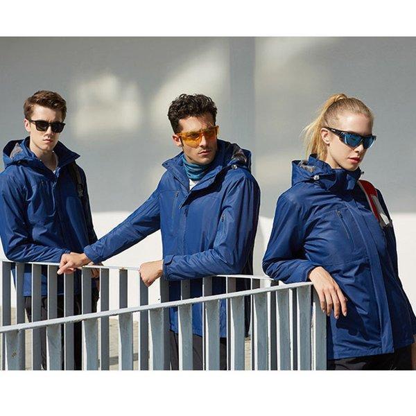 メンズ レディース マウンテンパーカー ジャケット 二合一 2点セット アウトドア トレッキングウェア ウォーキング 防寒着 防寒 防水 保温 登山ウェア