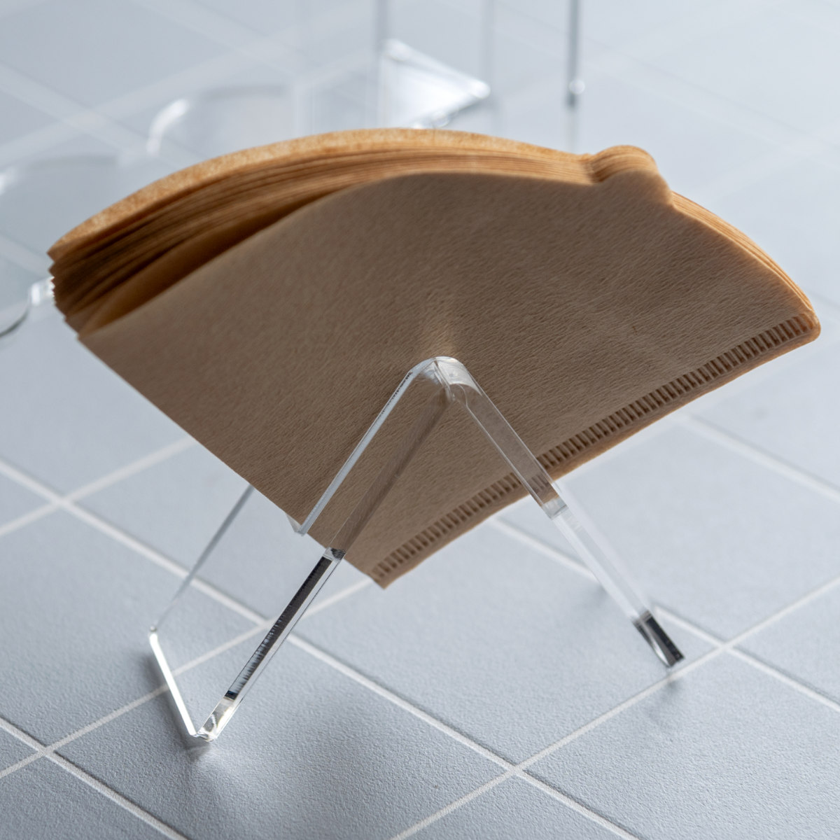 ドリッパースタンドtriple amenist ドリップスタンド スタンド コーヒー ドリップ アクリル アメニスト 日本製 高さ調節 ペーパーホルダー付き 透明 クリア ハンドドリップ