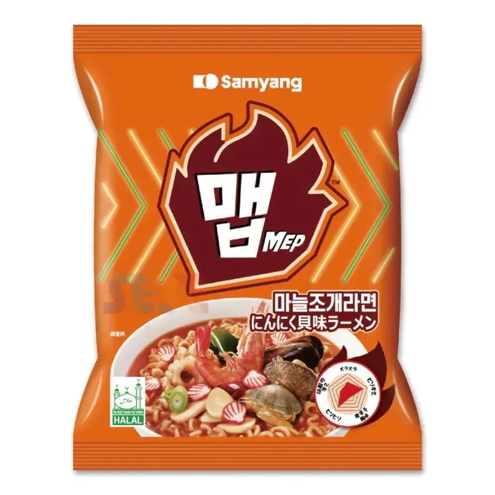 SAMYANG メップ にんにく貝味 110g 40袋セット / 韓国ラーメン メップテン 三洋 サムヤン MEP SAMYANG メップ にんにく貝味 110g 40袋セット / 韓国ラーメン メップテン 三洋 サムヤン MEP