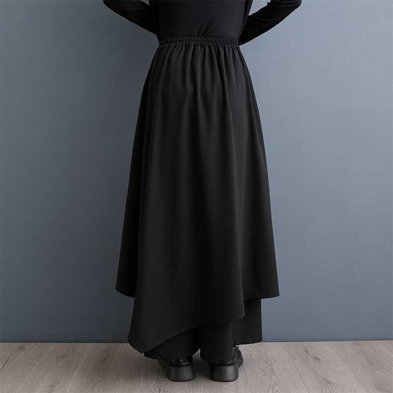 2024春 新品 キュロットスカート ワイドパンツ ドッキング 体型カバー 大きいサイズ レディース ロングパンツ 2024春 新品 キュロットスカート ワイドパンツ ドッキング 体型カバー 大きいサイズ レディース ロングパンツ