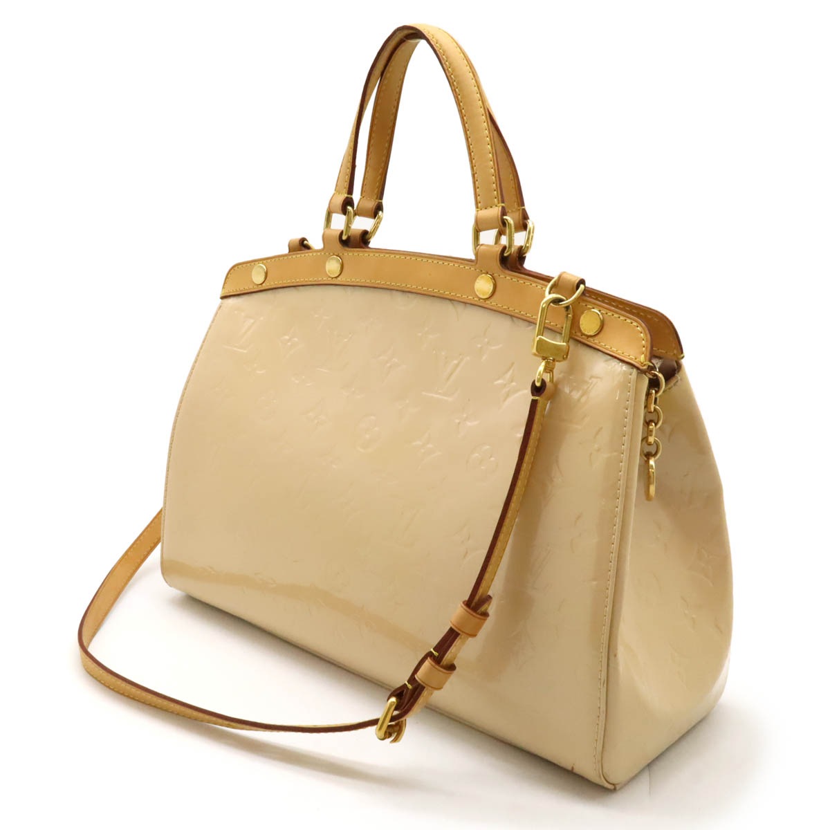 モノグラムヴェルニ ブレアMM ハンドバッグ トートバッグ 2WAY ショルダーバッグ ローズアンジェリーク M9006