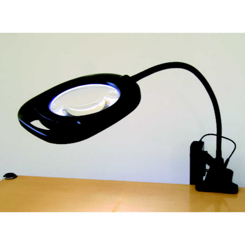 池田レンズ工業　LEDライト付スタンドルーペ　CMS130L