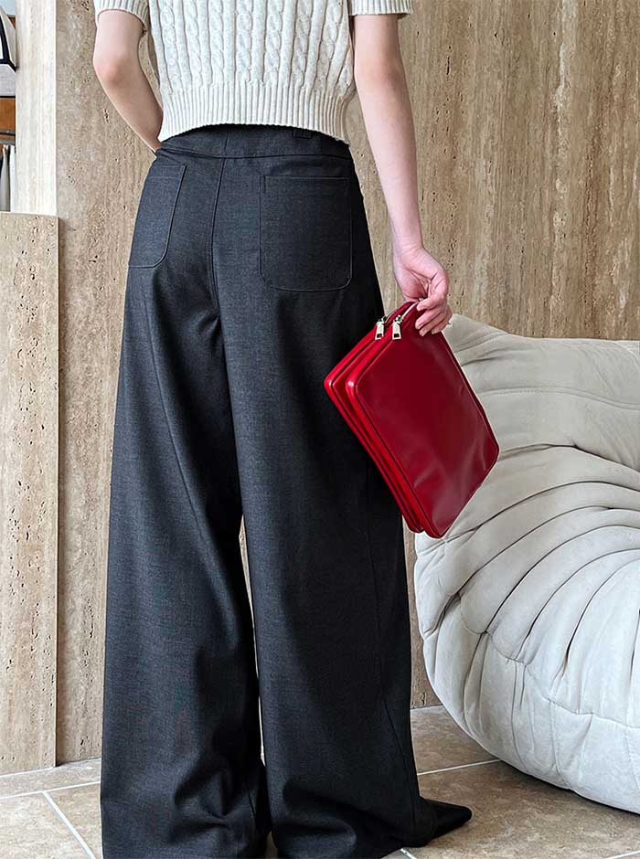 ワイドパンツ タックパンツ パンツ レディース フレアパンツ ガウチョパンツ ハイウエスト 卒業式 入学式 スーツ ボトムス オフィスカジュアル ロング ワイド タック きれいめ 長ズボン 春 夏 秋