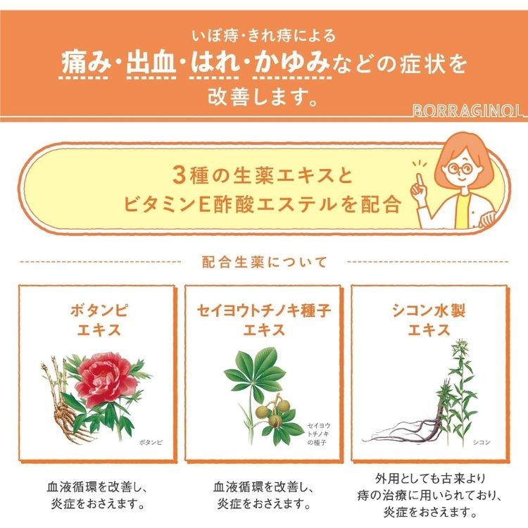 第2類医薬品 3個セット 内服 ボラギノールEP 16包 痔核