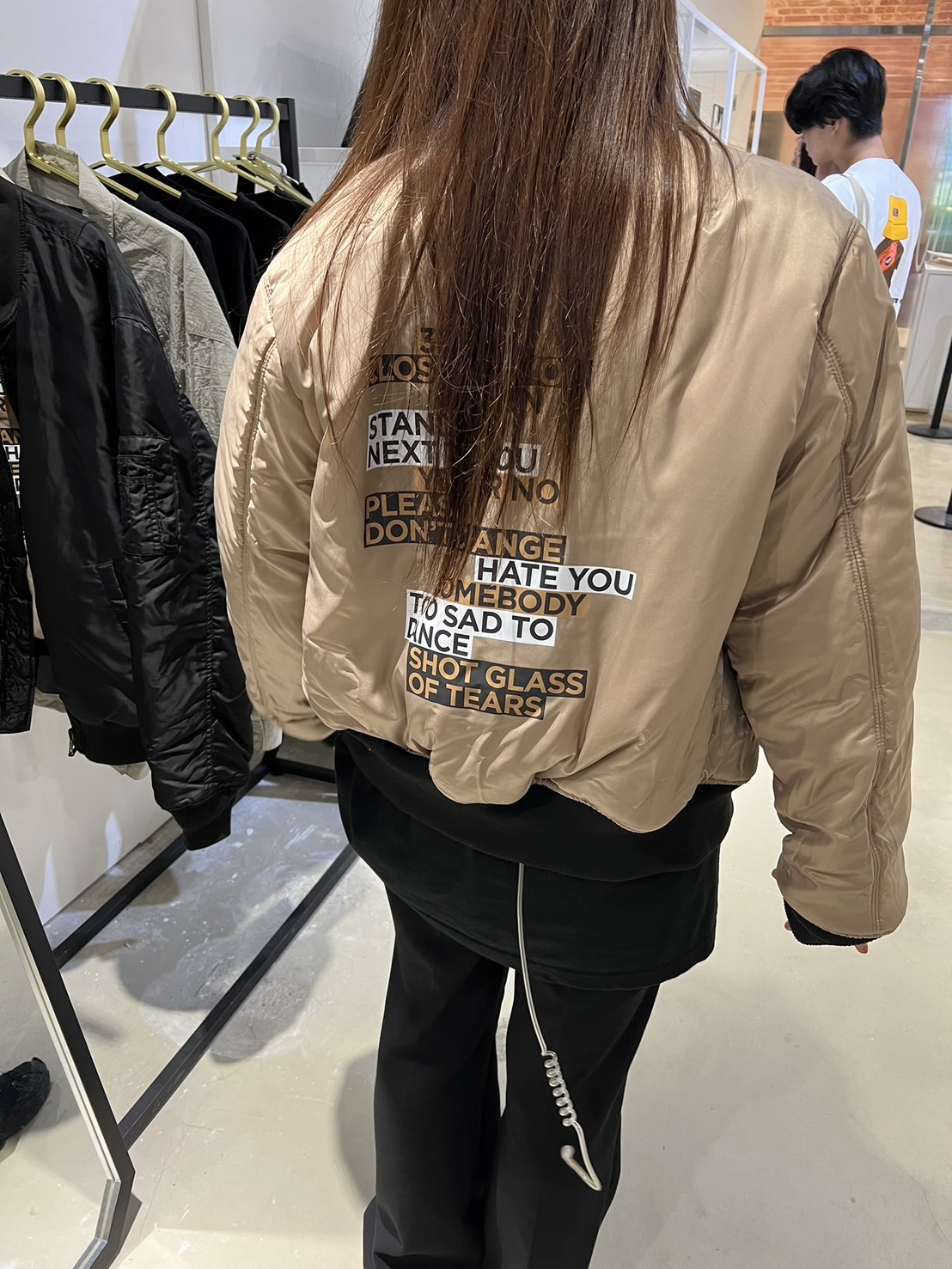 JUNG KOOK 】 『公式』 GOLDEN ジョングク BOMBER JACKET リバーシブル