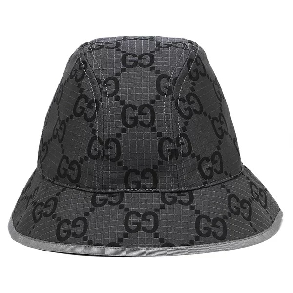 帽子 GGパターン グレー ブラック メンズ 768378 4HA5N 1161 帽子 GGパターン グレー ブラック メンズ 768378 4HA5N 1161