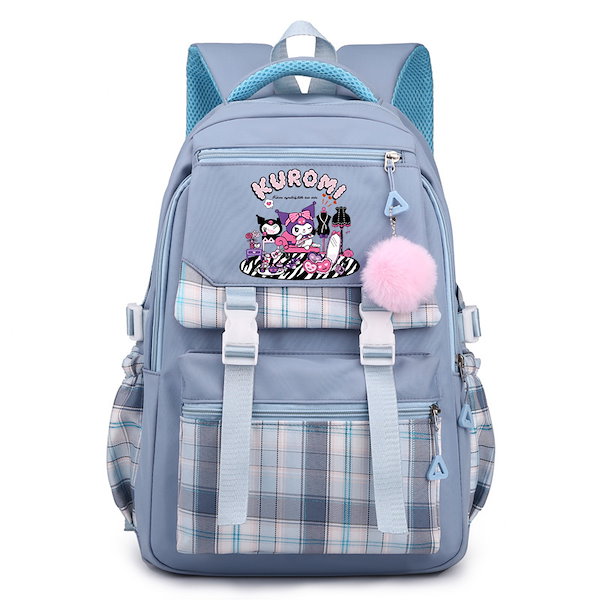 Qoo10] パープル/ブルー クロミリュックサック