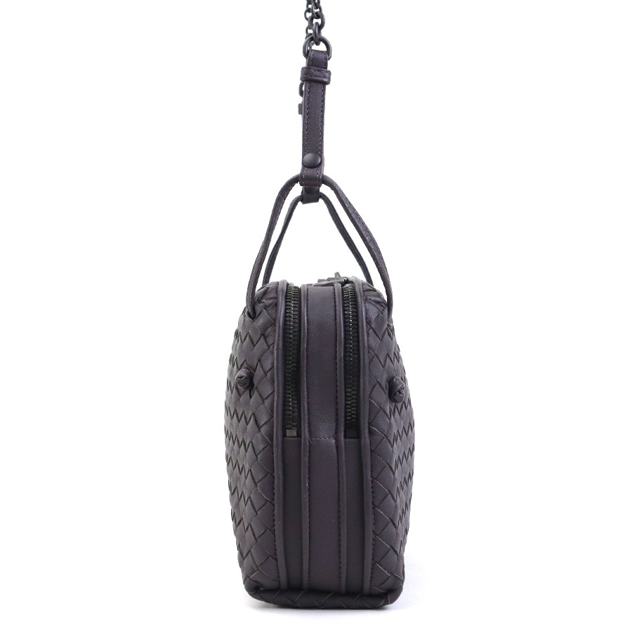 ボッテガヴェネタ BOTTEGAVENETA ショルダーバッグ イントレチャート レザー グレーパープル レディース e59996a ボッテガヴェネタ BOTTEGAVENETA ショルダーバッグ イントレチャート レザー グレーパープル レディース e59996a