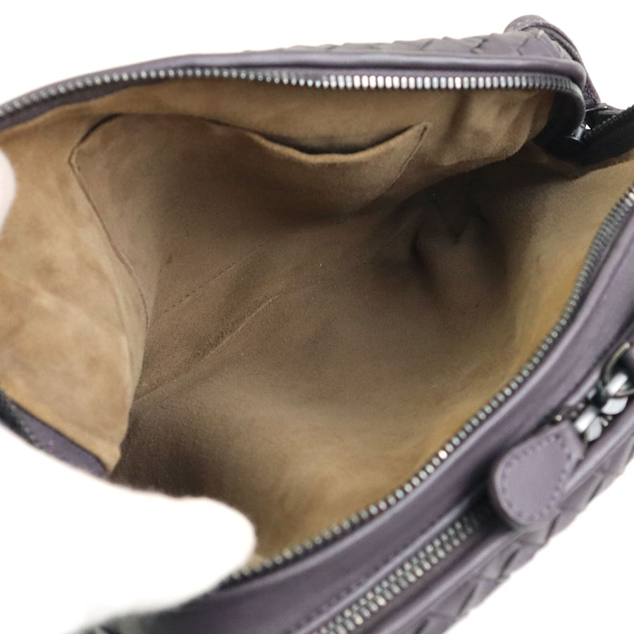 ボッテガヴェネタ BOTTEGAVENETA ショルダーバッグ イントレチャート レザー グレーパープル レディース e59996a ボッテガヴェネタ BOTTEGAVENETA ショルダーバッグ イントレチャート レザー グレーパープル レディース e59996a