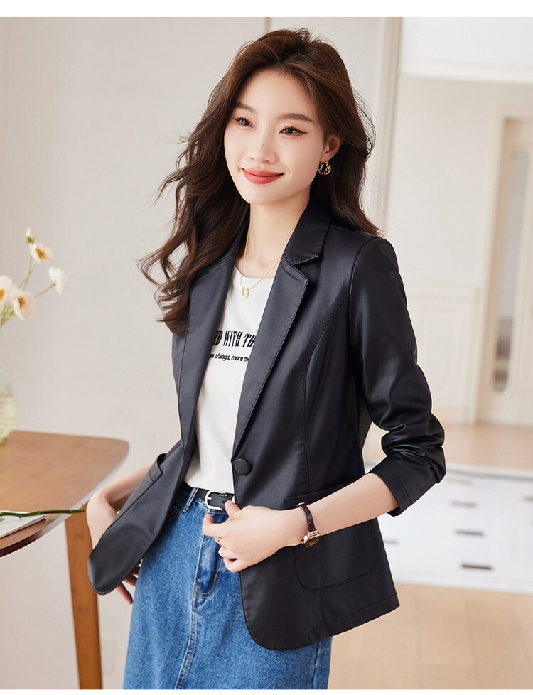 レディース ジャケット 合成皮革 コート 秋 新作 小柄 おしゃれ 6609 レディース ジャケット 合成皮革 コート 秋 新作 小柄 おしゃれ 6609