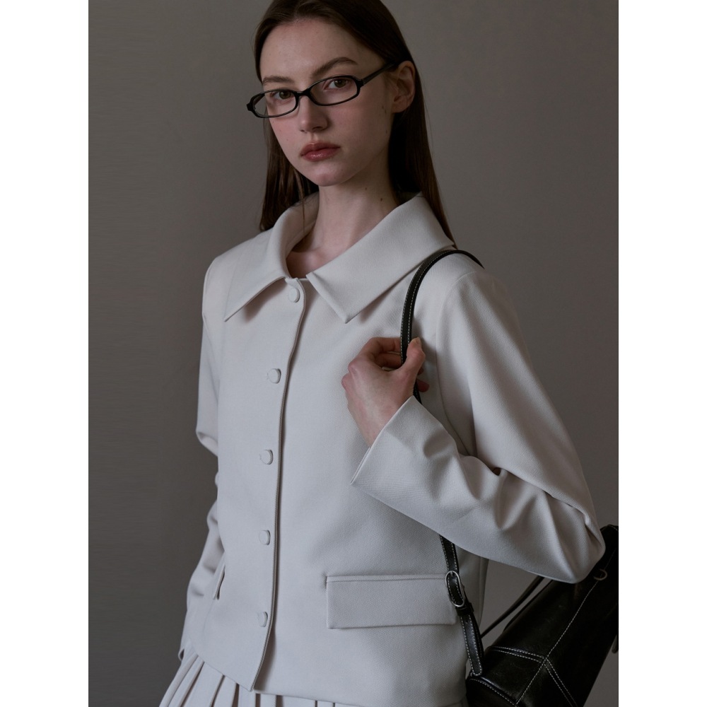 アムールモワールツイルカラージャケットアイボリー amr1786 アムールモワールツイルカラージャケットアイボリー amr1786