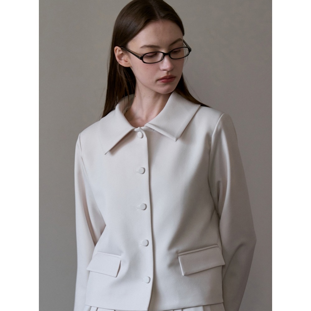 アムールモワールツイルカラージャケットアイボリー amr1786 アムールモワールツイルカラージャケットアイボリー amr1786