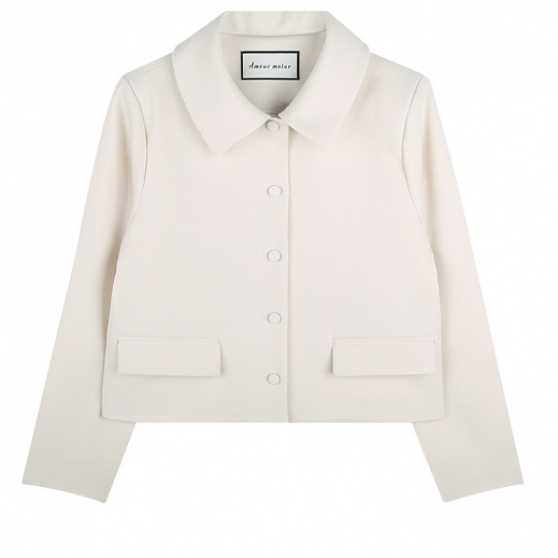 アムールモワールツイルカラージャケットアイボリー amr1786 アムールモワールツイルカラージャケットアイボリー amr1786