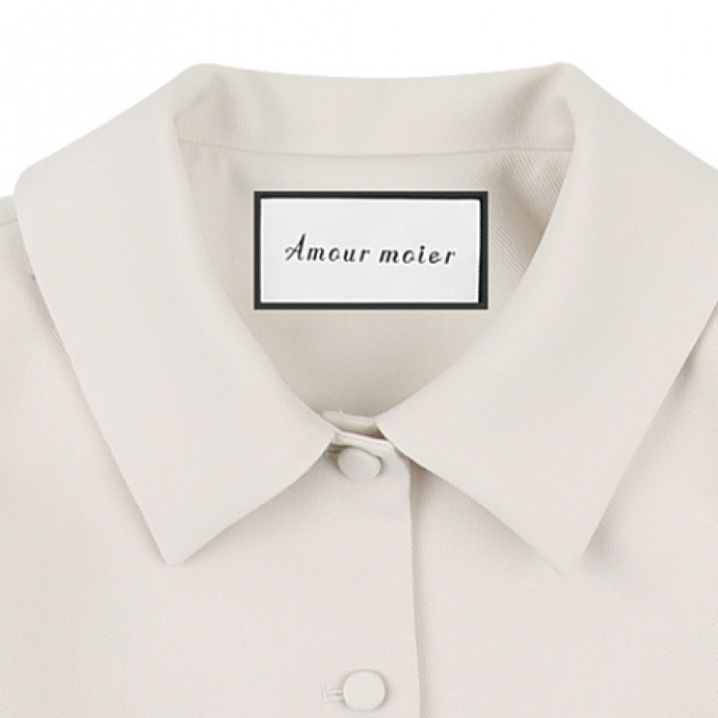 アムールモワールツイルカラージャケットアイボリー amr1786 アムールモワールツイルカラージャケットアイボリー amr1786