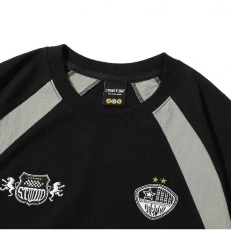 CPGN スタジオ 5/4 配送   ネスカクラブラグランショートスリーブ T シャツブラック