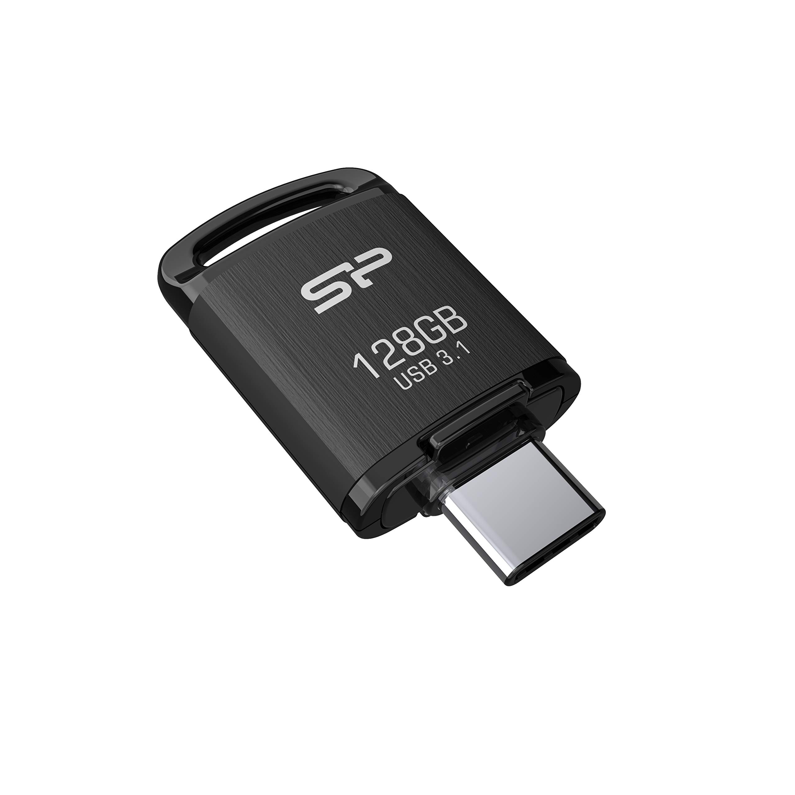 SP Silicon Powerシリコンパワー USBメモリ Type-C 128GB USB3.1 (Gen1) ブラック C10 SP128GBUC3C10V1K