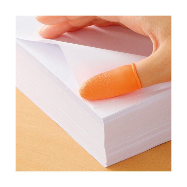 （まとめ） TANOSEE 指サック 大 1パック（10個） [x30セット]