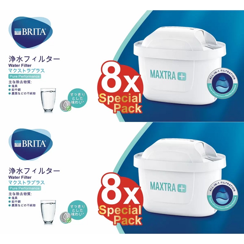 フィルターカートリッジ日本正規品 マクストラプラスカートリッジ 8個入り　X　2個セット