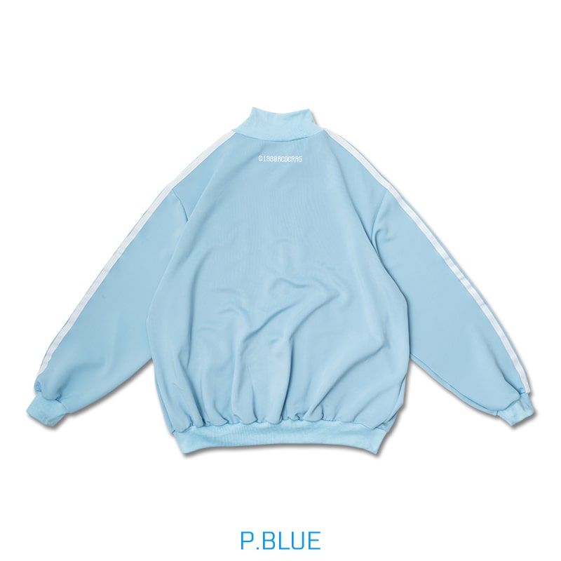 ACDC RAG GAME OVER ジャージジャケット ブルゾン ジャージ 長袖 原宿 原宿系 ファッション 天使界隈 天使 水色界隈 ホワイト ACDC RAG GAME OVER ジャージジャケット ブルゾン ジャージ 長袖 原宿 原宿系 ファッション 天使界隈 天使 水色界隈 ホワイト