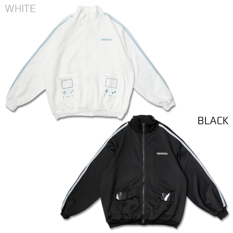 ACDC RAG GAME OVER ジャージジャケット ブルゾン ジャージ 長袖 原宿 原宿系 ファッション 天使界隈 天使 水色界隈 ホワイト ACDC RAG GAME OVER ジャージジャケット ブルゾン ジャージ 長袖 原宿 原宿系 ファッション 天使界隈 天使 水色界隈 ホワイト