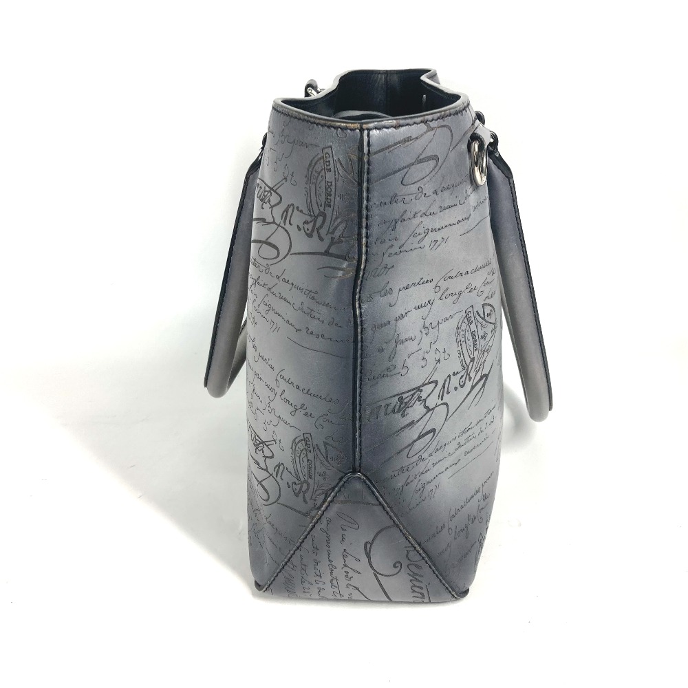 Berluti グレー レザー ビジネスバッグ Berluti グレー レザー ビジネスバッグ トートバッグ 紳士用