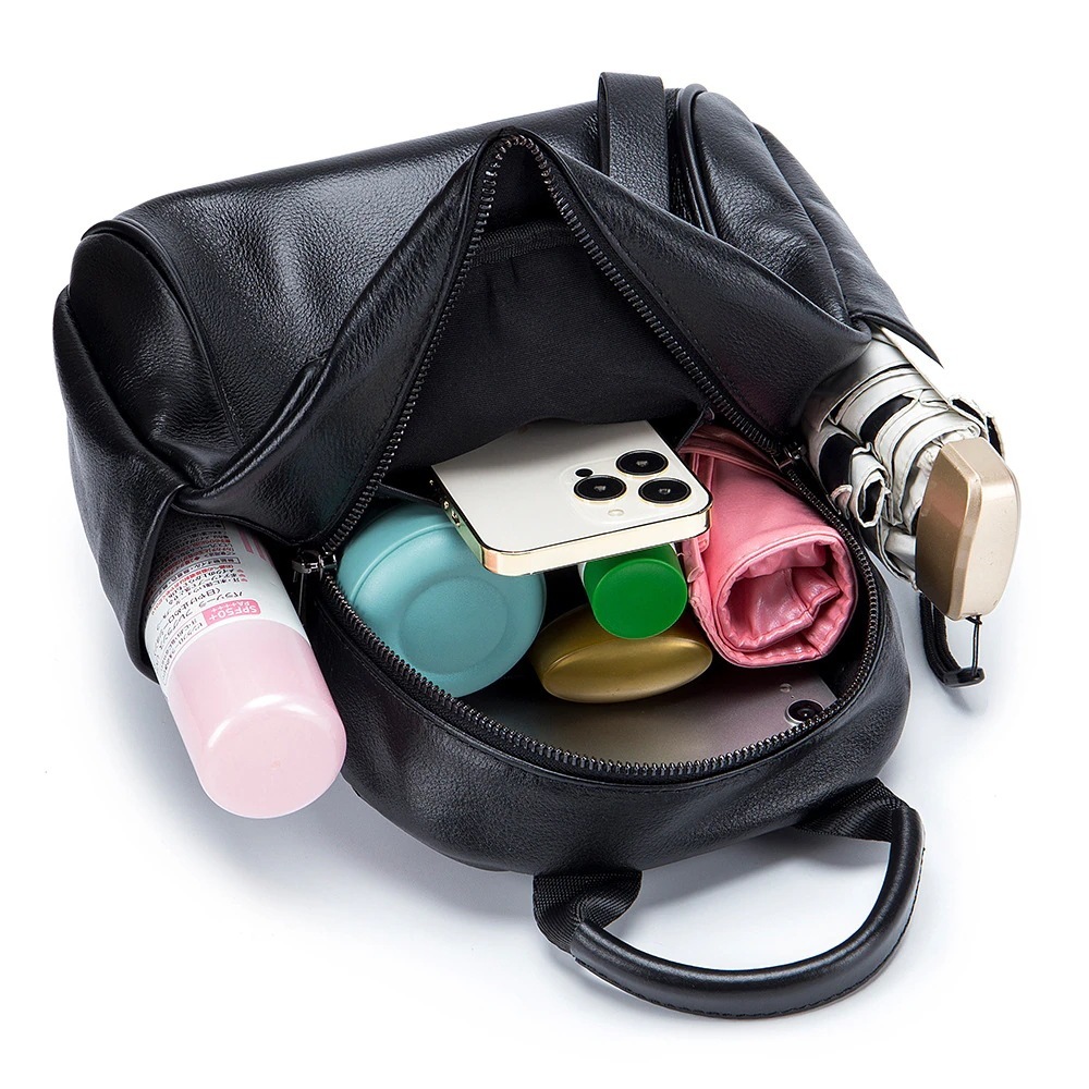 本革バッグ女性の新型ファッション旅行バッグ大容量ソフトレザーカジュアルリュックサック風 本革バッグ女性の新型ファッション旅行バッグ大容量ソフトレザーカジュアルリュックサック風