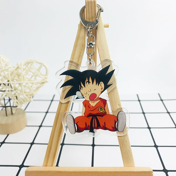 Qoo10] 二層ドラゴンボールグッズキーホルダースト