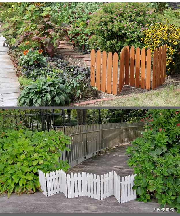 ガーデンフェンス 折り畳める ウッドミニフェンス 木製 折りたたみ式 2枚組 仕切り プランターカバー 目隠し ガーデンフェンス 折り畳める ウッドミニフェンス 木製 折りたたみ式 2枚組 仕切り プランターカバー 目隠し