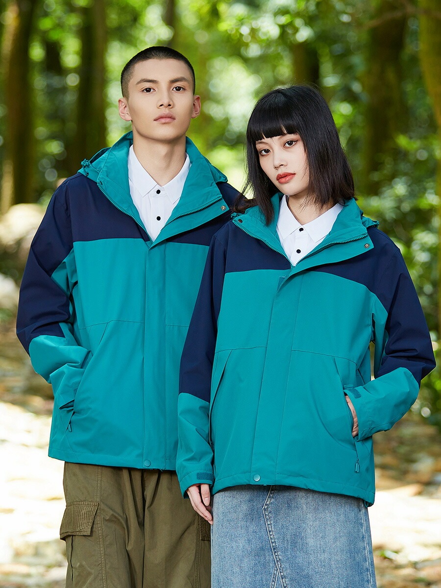 マウンテンパーカー ブルゾン ジャケット 男女通用 レディース メンズ フード付き アウター 軽量 防水 撥水 耐風 保温 肥大化拒否 長袖 大きめ 抜き襟 オーバーサイズ アウトドア キ