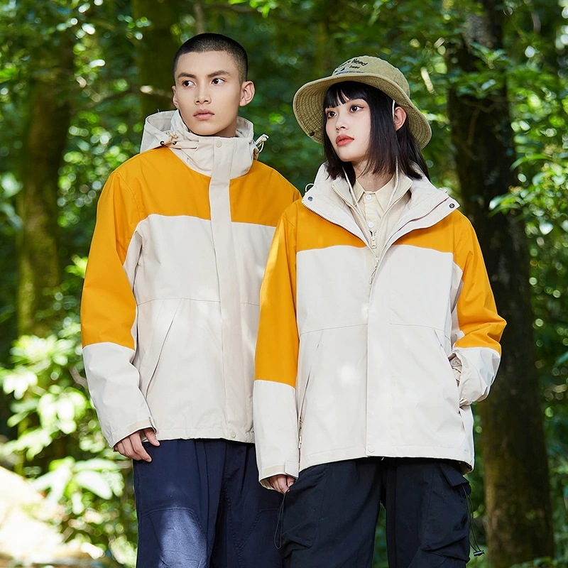 マウンテンパーカー ブルゾン ジャケット 男女通用 レディース メンズ フード付き アウター 軽量 防水 撥水 耐風 保温 肥大化拒否 長袖 大きめ 抜き襟 オーバーサイズ アウトドア キ